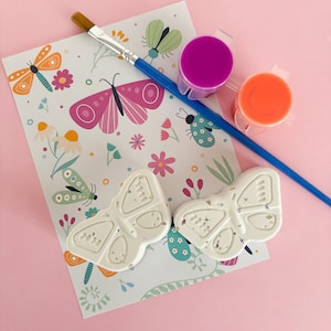 Butterfly Painting Kit Butterfly Coloring Set Butterfly Party Favors Kids Butterfly Art DIY Crafts for Kids Butterfly Activity for Kids zdjęcie 4