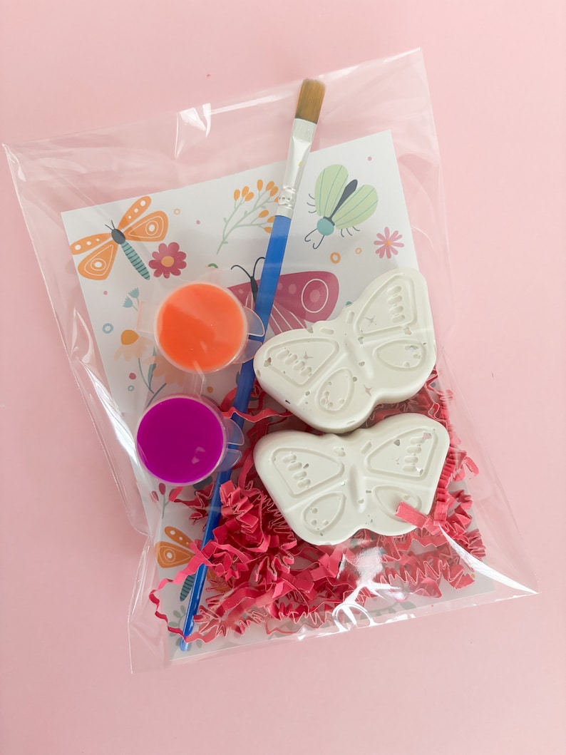 Butterfly Painting Kit Butterfly Coloring Set Butterfly Party Favors Kids Butterfly Art DIY Crafts for Kids Butterfly Activity for Kids zdjęcie 1
