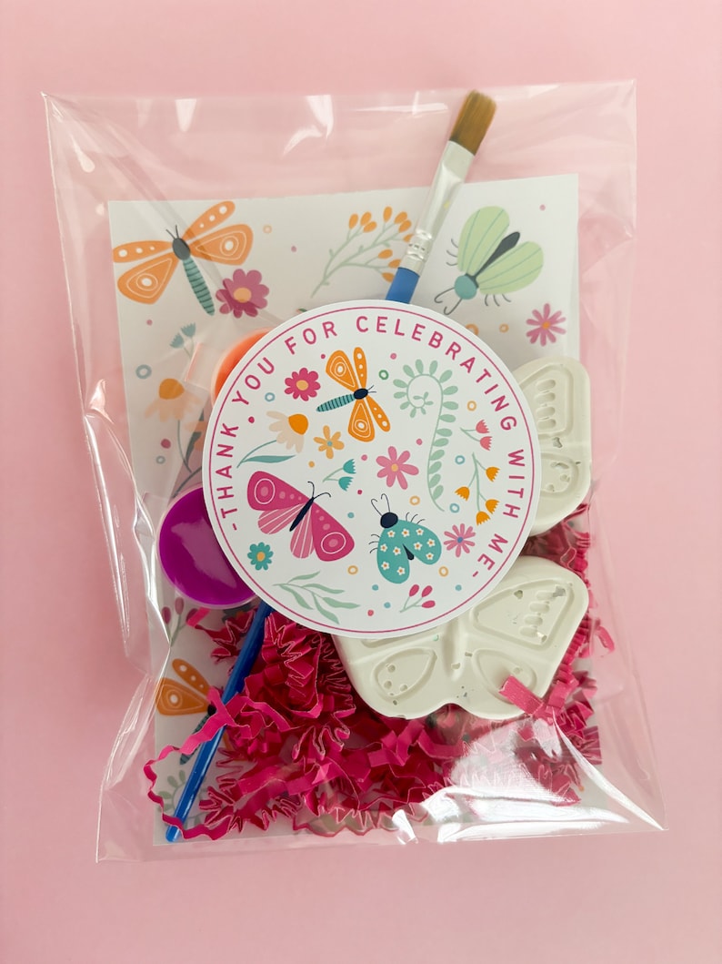 Butterfly Painting Kit Butterfly Coloring Set Butterfly Party Favors Kids Butterfly Art DIY Crafts for Kids Butterfly Activity for Kids zdjęcie 3