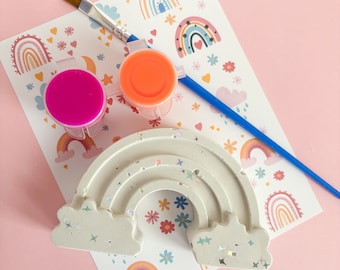 Rainbow Party Favor Rainbow Birthday Party Favor Rainbow Art Party Favors Rainbow Coloring Rainbow Painting Kit Rainbow Birthday Party