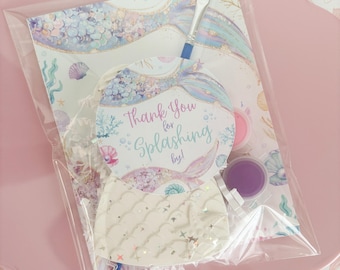 Mermaid Party Favors Mermaid Birthday Party Mermaid Party Mermaid Theme Party Under The Sea Party Favors Mermaid Favor Mermaid Baby Shower