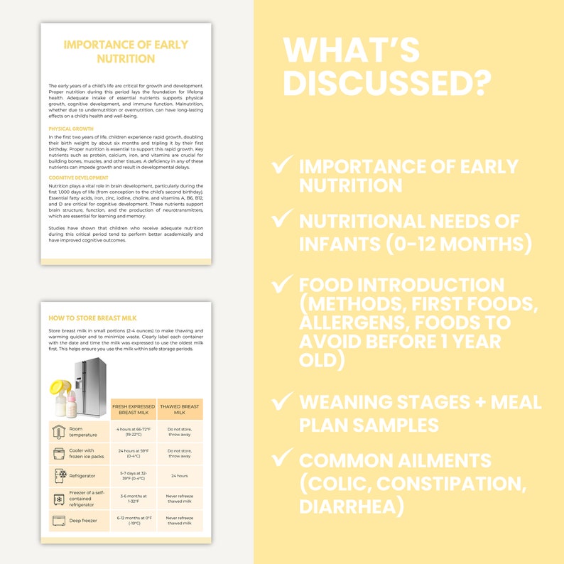NUTRITION FOR INFANTS 0 12 MONTHS visual data 3