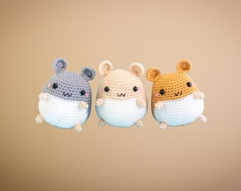 Hamster Crochet Pattern, Amigurumi Pattern PDF in English