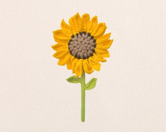 Sunflower Crochet Pattern, Amigurumi Pattern PDF in English