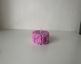 Rosary candle soy wax candle
