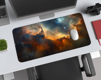 Deep Space Nebula-bureaumat – verlengde gamingmuismat
