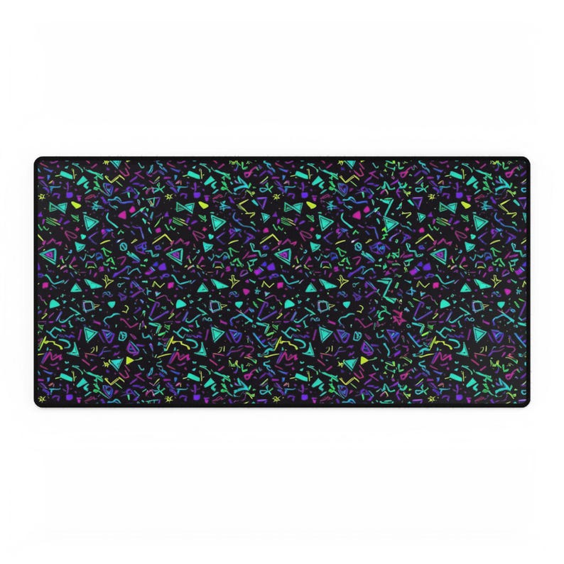 Retro Arcade Desk Mat | Vaporwave Neon Gaming Pad | 90s Dreamcore XL Mousepad image 6