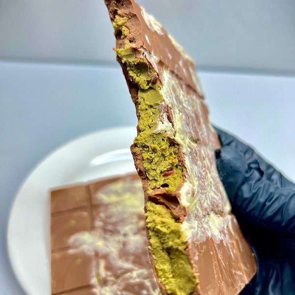 Konafa Pistazienmilchschokolade – Viraler Schokoriegel – Pistazienschokoladentafel