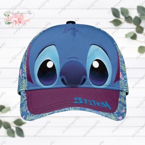 Halloween Stitch Cap, Disney Cartoon Hat, Lilo And Stich Classic Cap, Disneyland Gift For Kids, Magic Kingdom Gift, Gift For Birthday