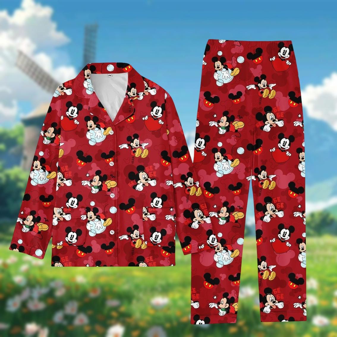 Disney Store Pijamas De Mujer De Minnie Mouse Minnie Mouse Pijamas