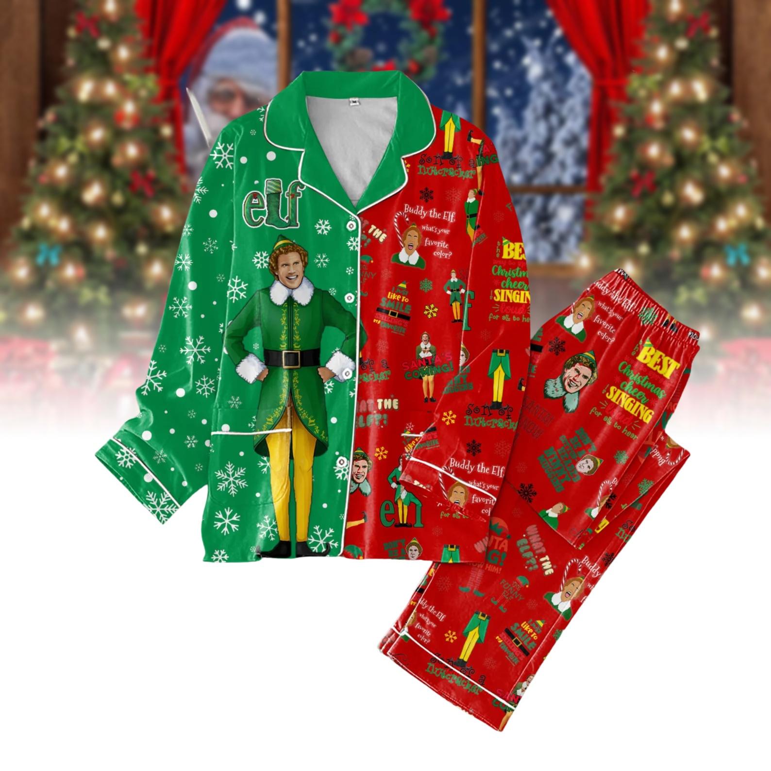 Buddy the elf christmas pajamas sale