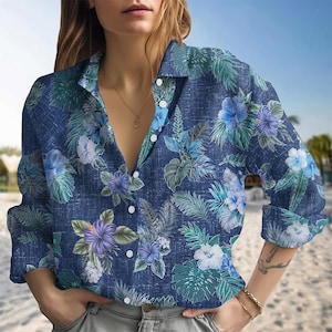 Monstera blouse - Etsy.de