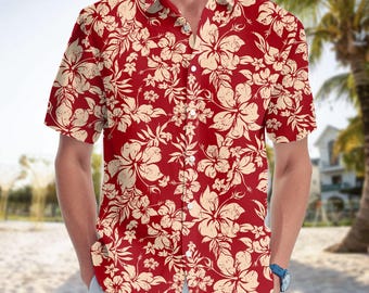 Kenon Camicia Hawaiana Estiva Con Volto Personalizzato | Magliette Con Stampa Di Fiori Con Foto Personalizzata Camicia Da Uomo Per La Festa In Spiaggia Per Papa Marito Stile 8 115883382