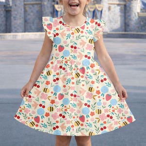 fruit theme birthday dress tutti fruity girls birthday outfit - girls 1st birthday fruit outfit - girl fruit theme birthday