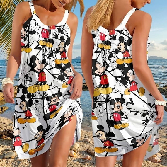 disney print dress ladies Disney's Frozen Collection by Unique Vintage Plus Size Fair Isle Borde