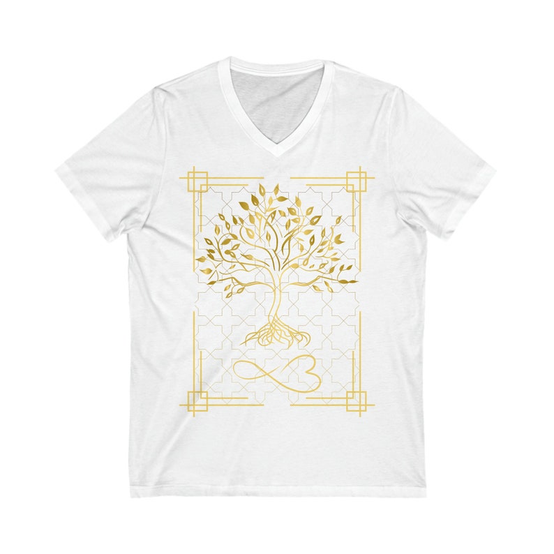 T-shirt infinita / T-shirt grafica di lusso / Albero infinito / Regalo elegante / Amanti dell'albero infinito / Scarpe da ginnastica / T-shirt da uomo e donna unisex / immagine 5