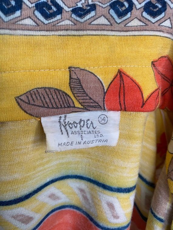 1970s Patterned Button Up - image 3