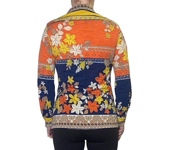 1970s Patterned Button Up - image 2