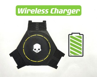 Hell divers 2 Wireless Charger, Gift for men, Gaming room wireless charger, Hell Divers 2 Game Gift,