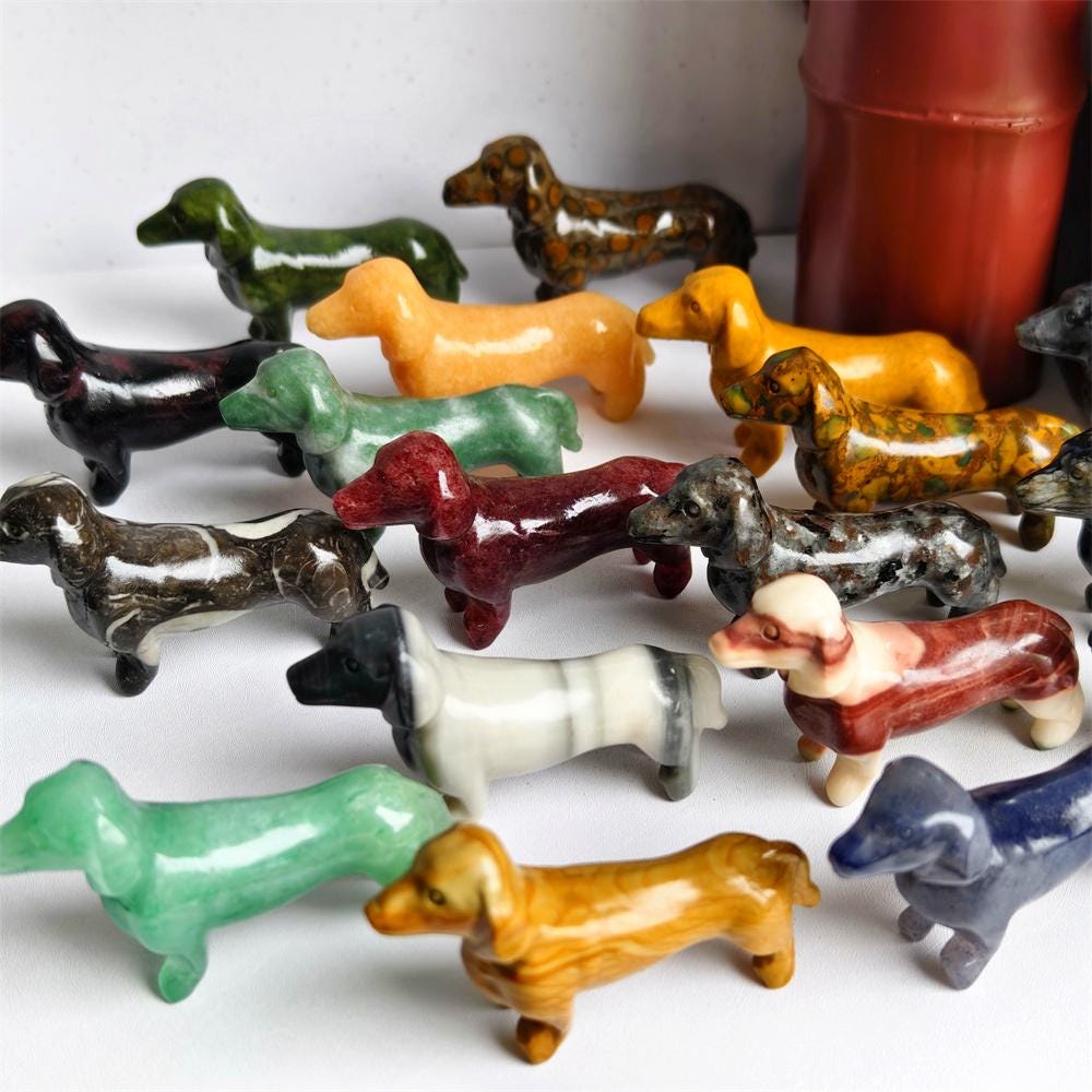 Crystal dachshund - Etsy 日本