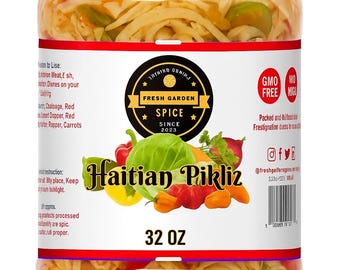Haitian Pikliz 32 oz