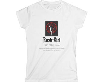 Maglietta Rush Girl, maglietta per fan della band Rush
