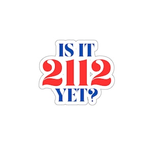 Rush - Ist es schon 2112? Geformter Aufkleber