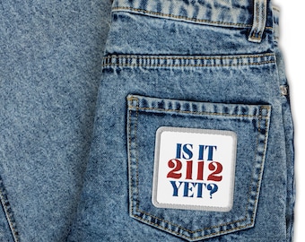 Fãs do Rush - Já é 2112? Patch bordado