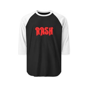 Rash Unisex Raglan Skjorta, Retro Sportig Stil