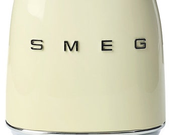 Bloque De Cuchillos Smeg Crema