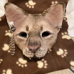 Status: [Slots geschlossen!!] - Auftragsarbeit für handgefertigte Tiermasken - [Therian, Ren Faire, Kostüm Masken Auftragsarbeiten] NACHRICHT MICH VOR DEM KAUF!! feline [no snout]