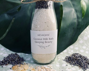 Sleeping Beauty - Coconut Milk Bath - bath and beauty - milk bath - natural products