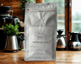 Mélange de café spécial soie de minuit fraîchement torréfié