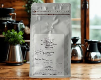 Freshly Roasted Organic Mexico Chiapas Specialty Coffee