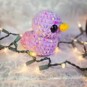 Canard en peluche fait main au crochet | Amigurumi « Rubber Ducky »