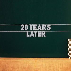 20 Years Later | 20th Birthday Party Favor | 20 Year Anniversary Decor Party Sign | 20 Color Options