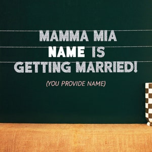 NAME Is Getting Married! | 20 Color Options