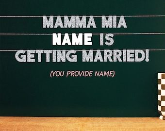 NAME Is Getting Married! | 20 Color Options