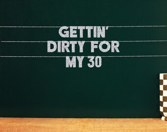 'Not Me Turning 30' Schärpe | Schwarze Geburtstagsschärpe 76 Cm | Dirty 30 Geschenk & Deko