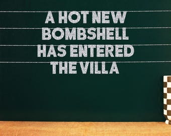 A Hot New Bombshell Has Entered The Villa | 20 Color Options