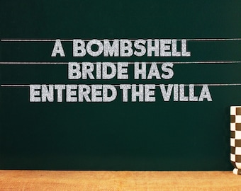 A Bombshell Bride Has Entered The Villa | 20 Color Options