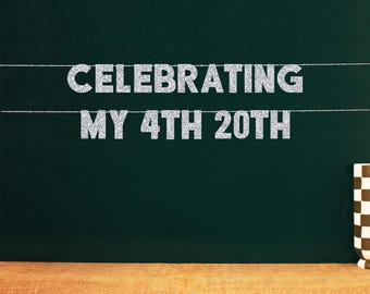 80th Birthday Party Sign | Favors for forty