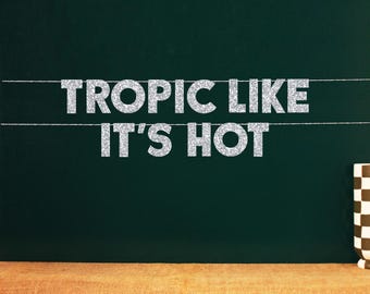 Trópico como el calor / Fondo fotográfico para fiesta temática de playa tropical / 20 opciones de color