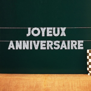 Joyeux Anniversaire | 20 Color Options