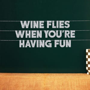 Wine Flies When You’re Having Fun | 20 Color Options