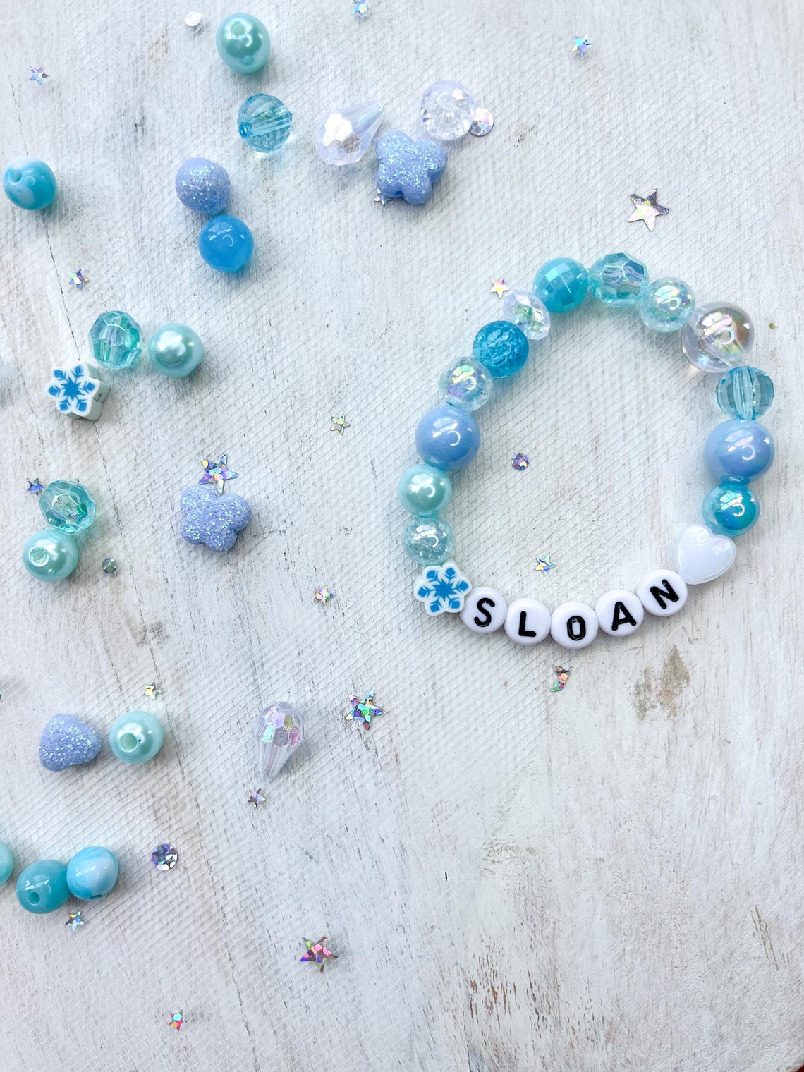 Frozen Bracelet Kit | Frozen Inspired DIY Bracelets | Winter Birthday ...