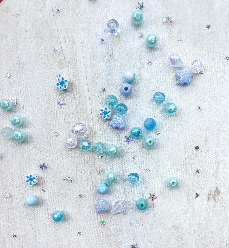 Frozen Bracelet Kit | Frozen Inspired DIY Bracelets | Winter Birthday ...