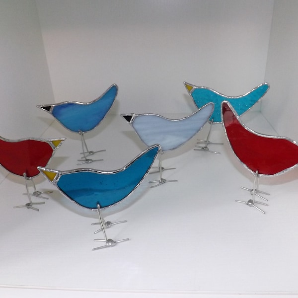 3D Stained Glass Birds