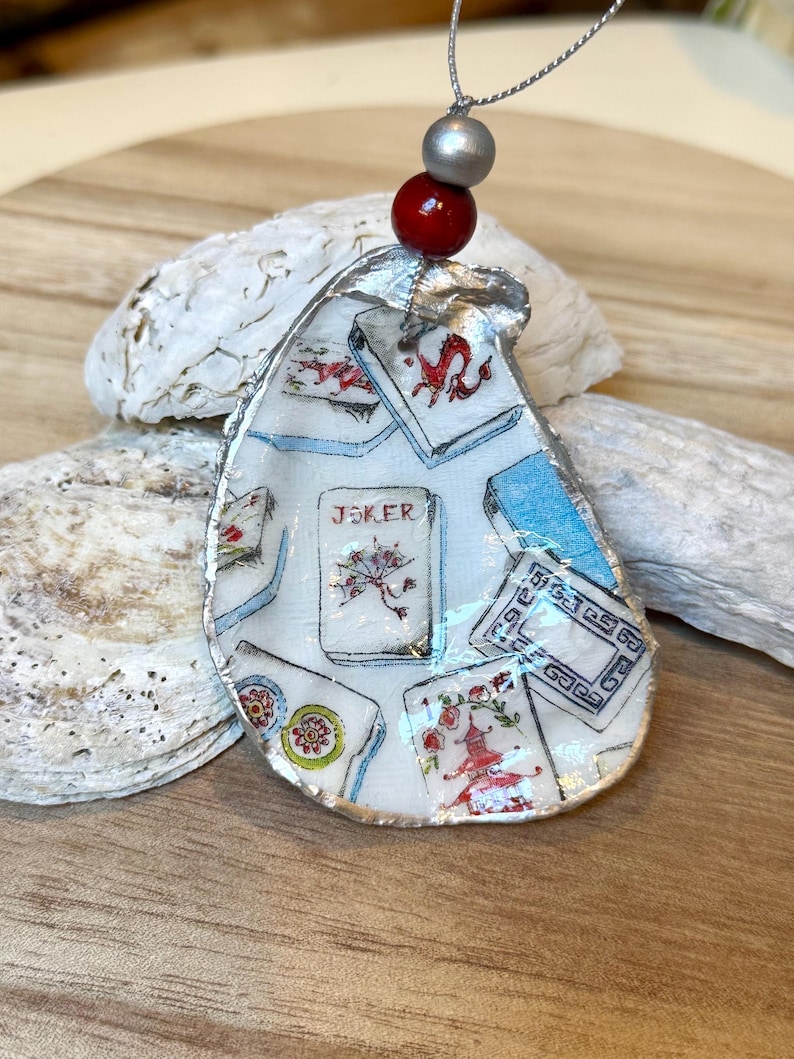 Mahjong Oyster Shell Ornaments afbeelding 11