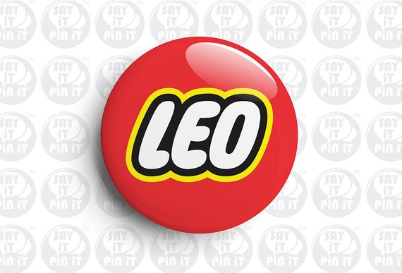 Block Builder Custom Name Badge 50mm/2 Inch Button Pin Backed Badge / Name Badges / Childrens Badges / Party Themes